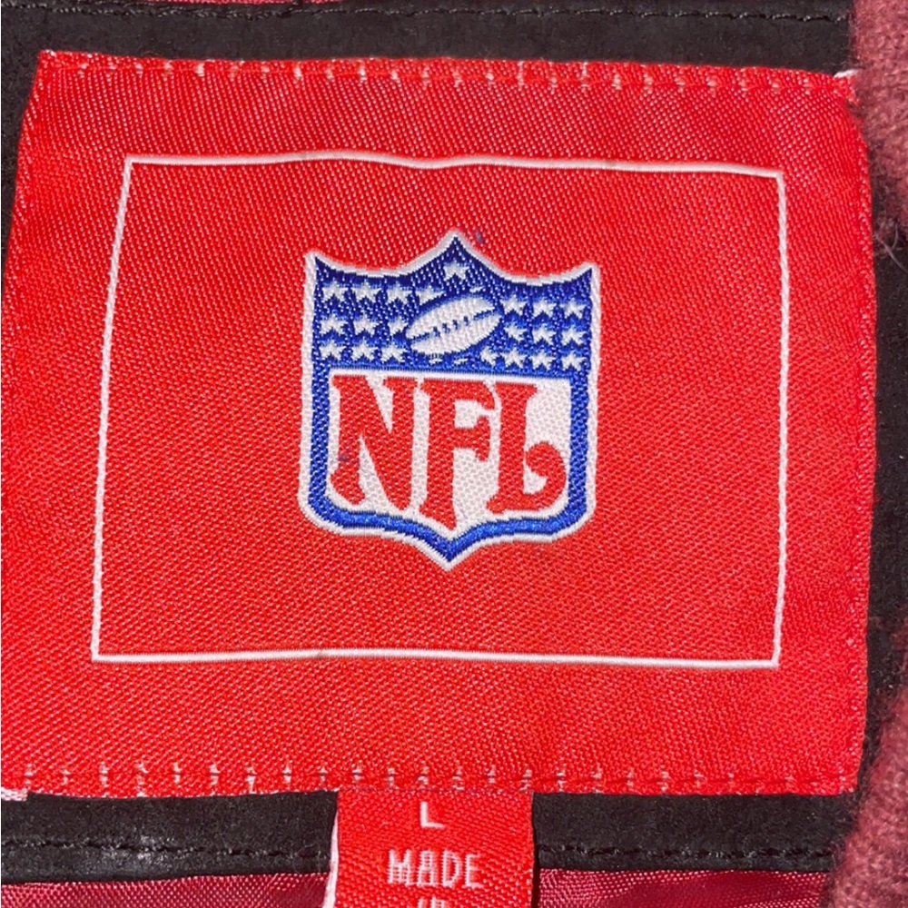 Washington Redskins Varsity Suede Zip-Up Jacket - Picture 4 of 5